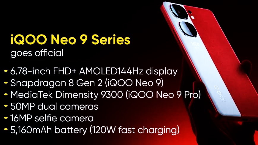 key specifications of iQOO neo 9 pro